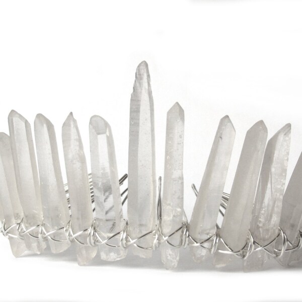 Large Clear Crystal Quartz Crown