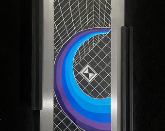 NOESIS by Axuro LTD - 6"x12" Hand Engraved Aluminum Panel - Original Artwork