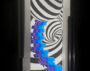 DREHMOMENT by Axuro LTD - 6"x12" Hand Engraved Aluminum Panel - Original Artwork