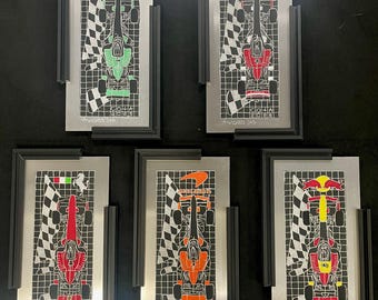 FORMULA by Axuro LTD - 6"x12" Hand Engraved Aluminum Panel - Original Artwork