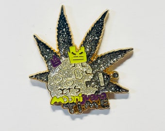 Moonijuana Pin by Lateral Designs