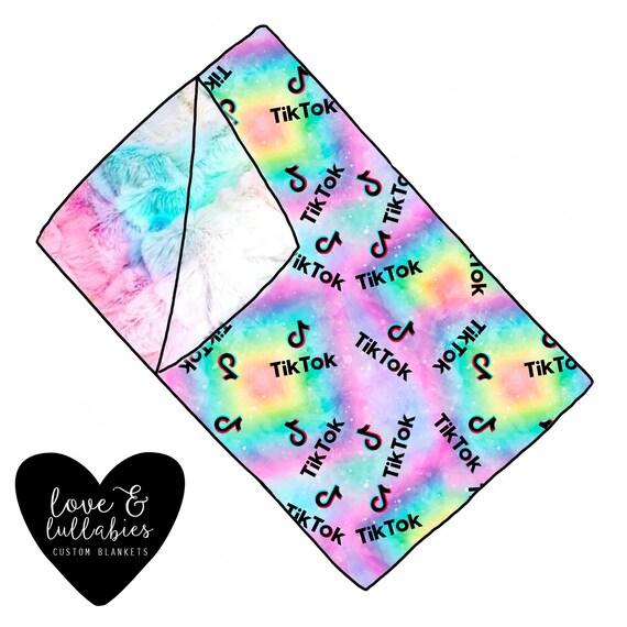 Tiktok Blanket Tiktok Lovey Blanket Tik Tok Blanket Toddler Etsy