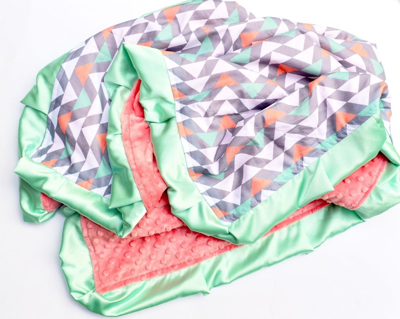 Baby Blanket Designer Triangle Baby Blanket Etsy