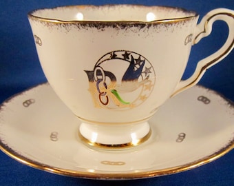 Royal Stafford Rebekah Bone China Teacup and Saucer - England