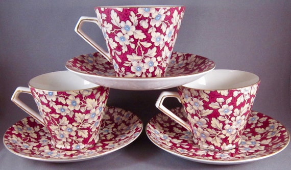 Chintz Cup and Saucer Lord Nelson Brocade (TRE) Chintz Cup and Saucer Lord Nelson Brocade (TRE)