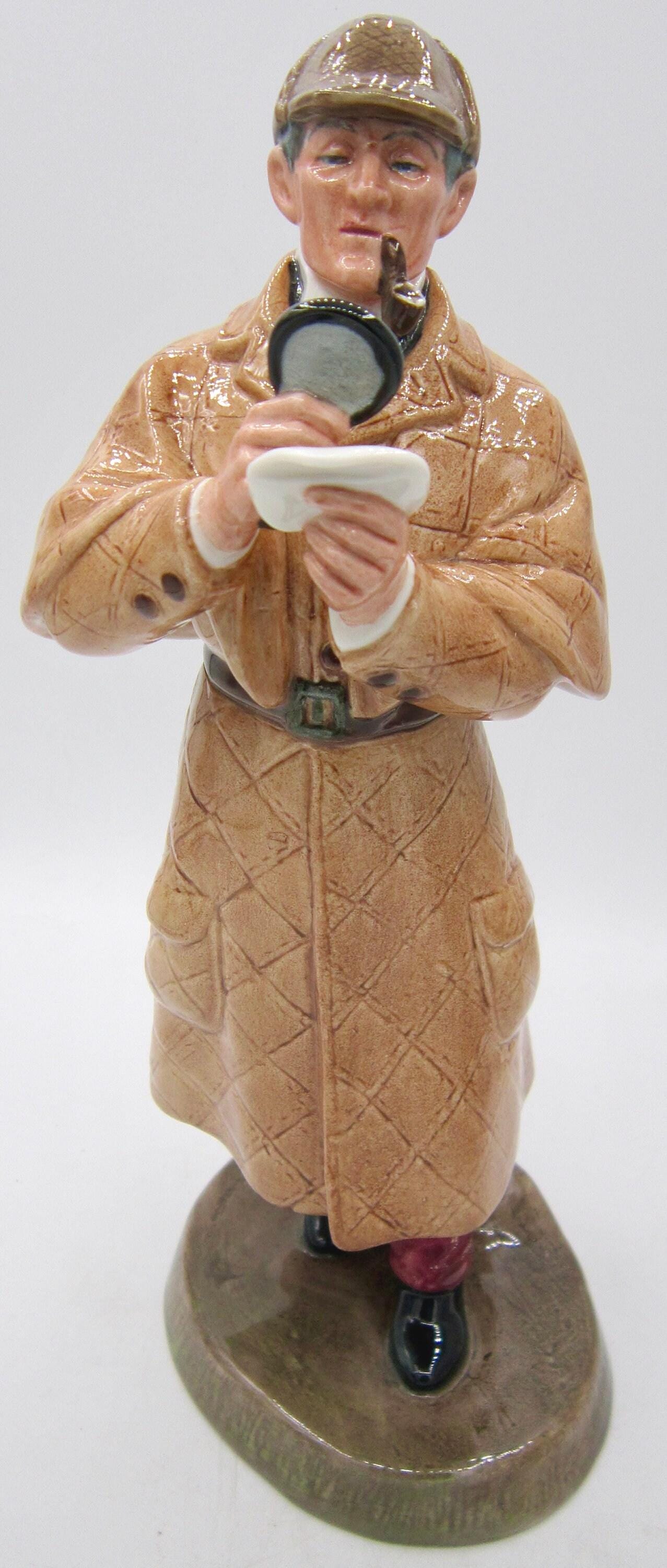 シャーロックホームズ ロイヤル・ドルトンフィギュア探偵 置物