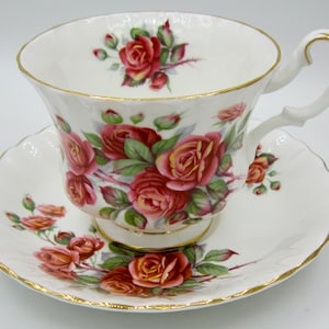 Royal Albert Centennial Rose Bone China Tea Cup and Saucer - England