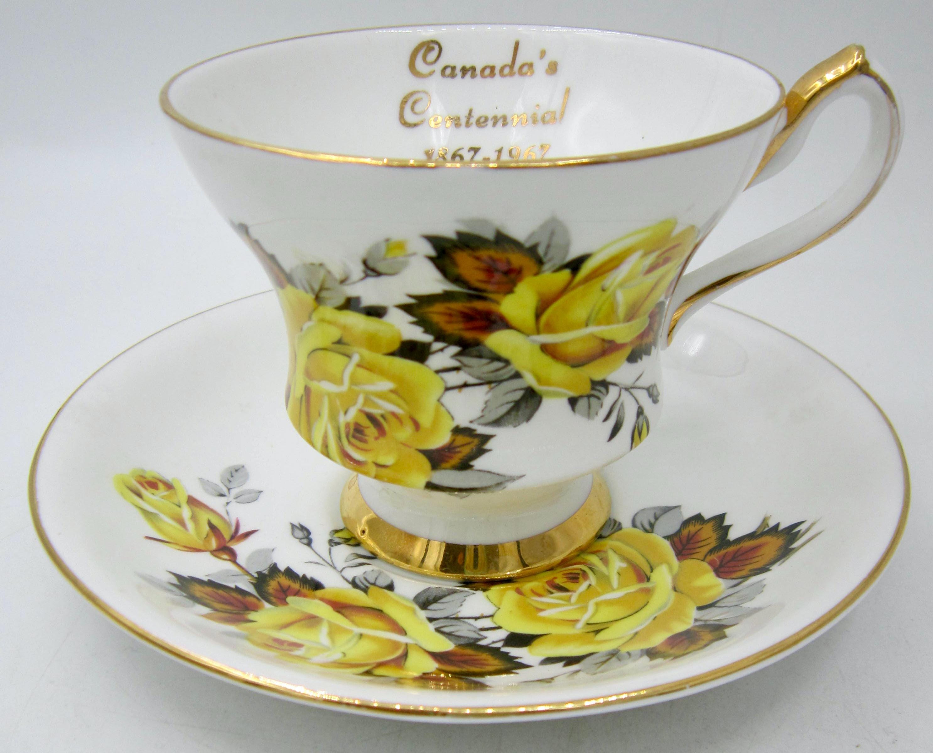 ロイヤルドルトン センテニアル ローズ ケーキスタンド カップ