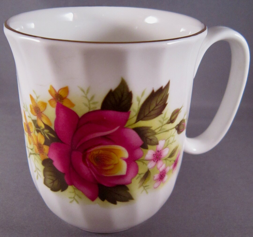 Duchess Bone China Coffee or Tea Mug 344 3.5 In. Pink Etsy Canada