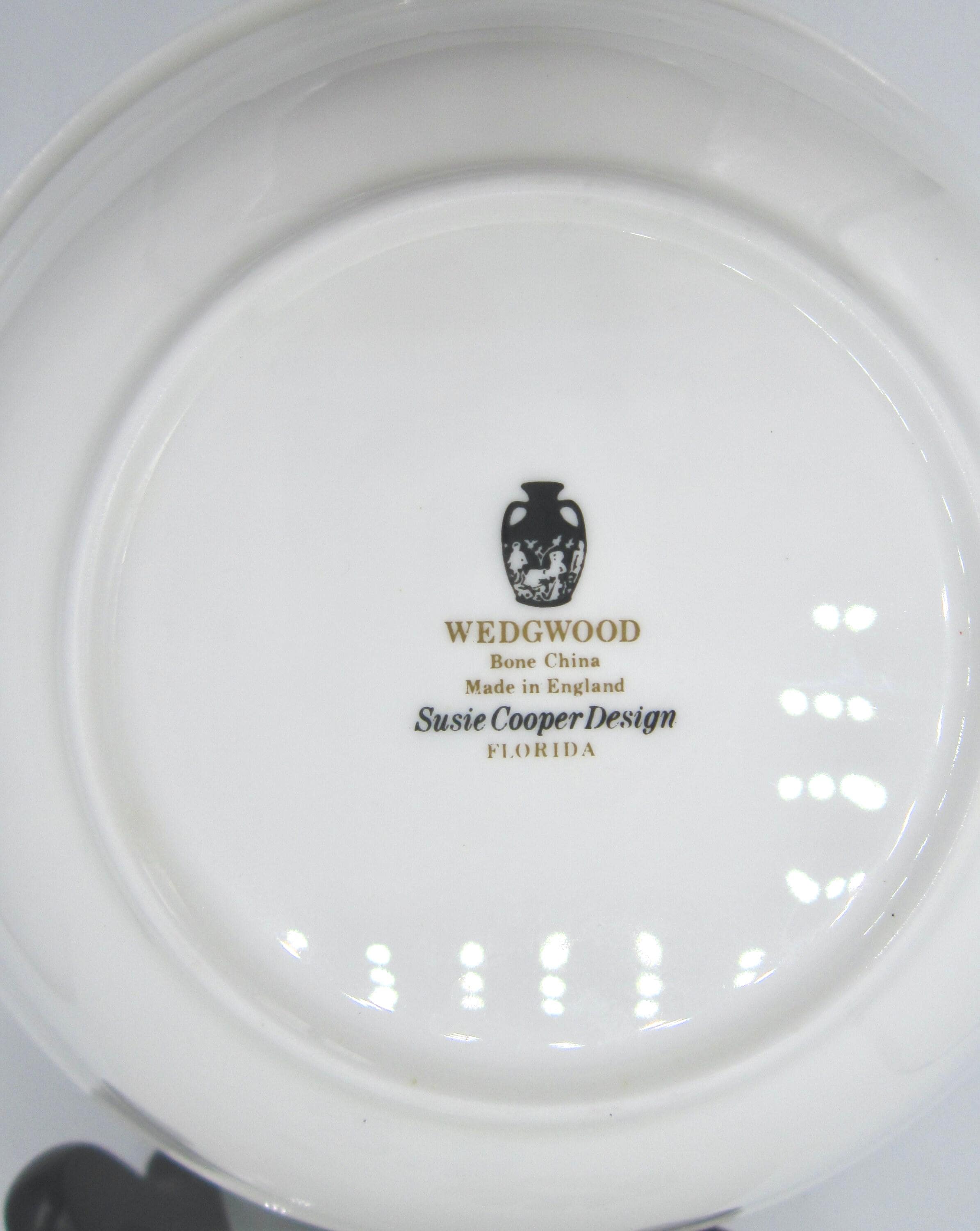 Susie Cooper Wedgwood Florida Bone China Fruit Sauce Bowls (6 In