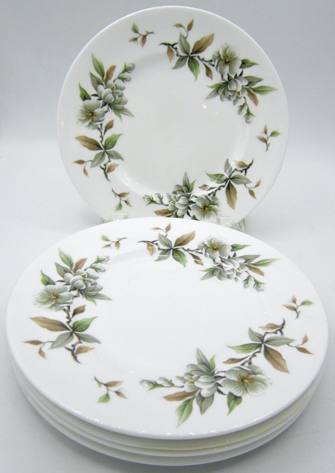 Royal Adderley Arcadia (no Trim) Bone China Bread and Butter Side