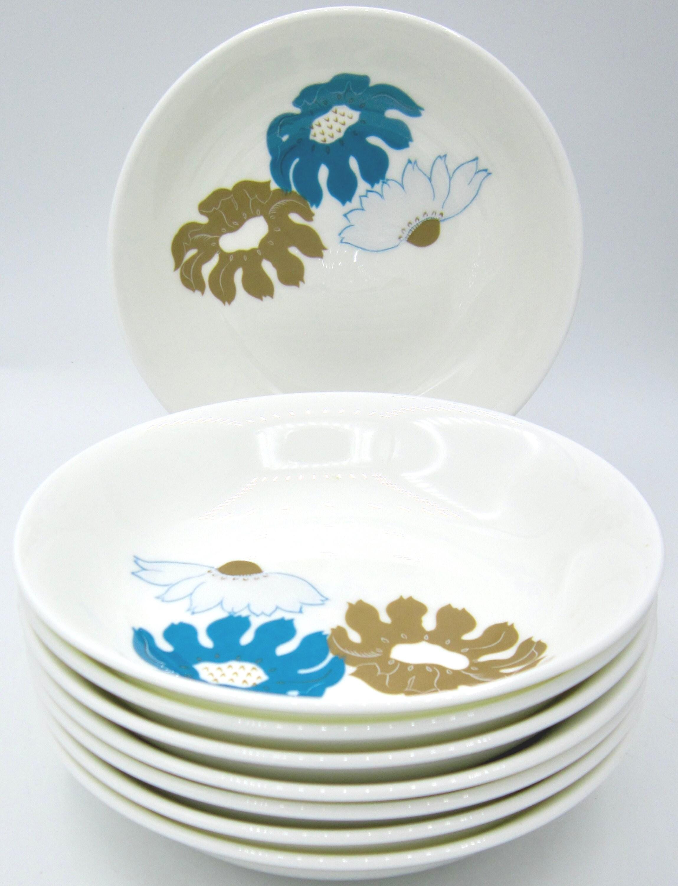 Susie Cooper Wedgwood Florida Bone China Fruit Sauce Bowls (6 In