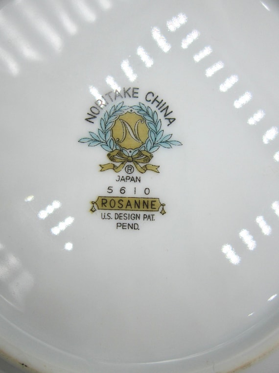 Noritake Rosanne (5610) Coupe Soup Bowls (4) - 7.75 In. - Japan - Etsy