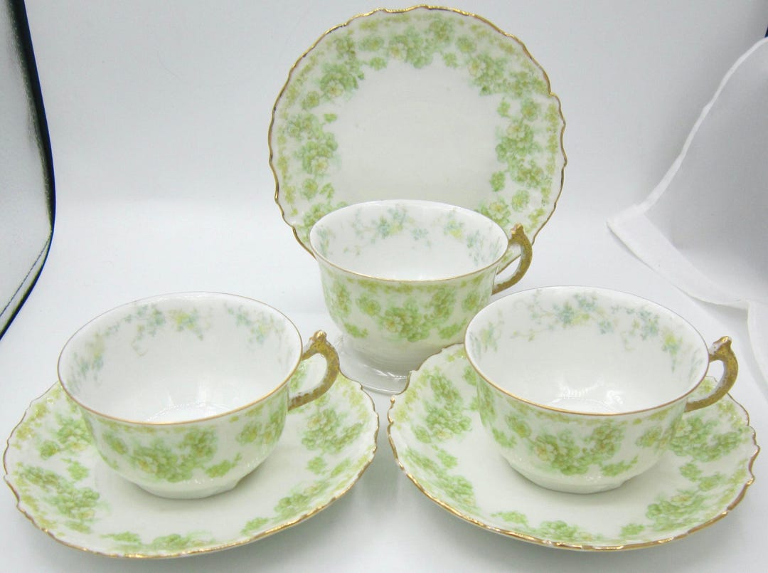 Limoges Elite Works (bawo and Dotter) Tea Cup and Saucer Sets (no ...