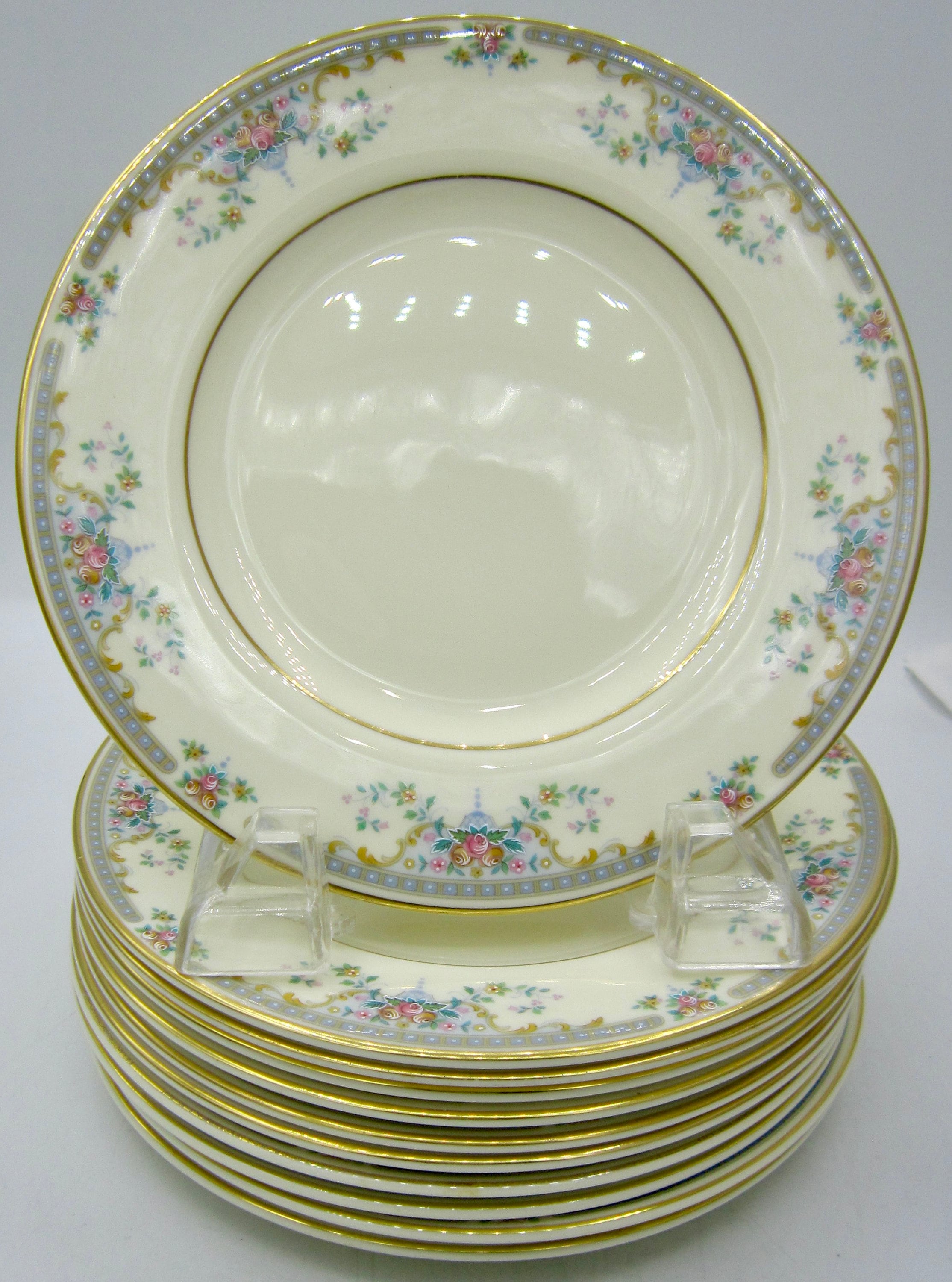 Royal Doulton Juliet (H5077) Bone China Bread and Butter Plates (11) - England