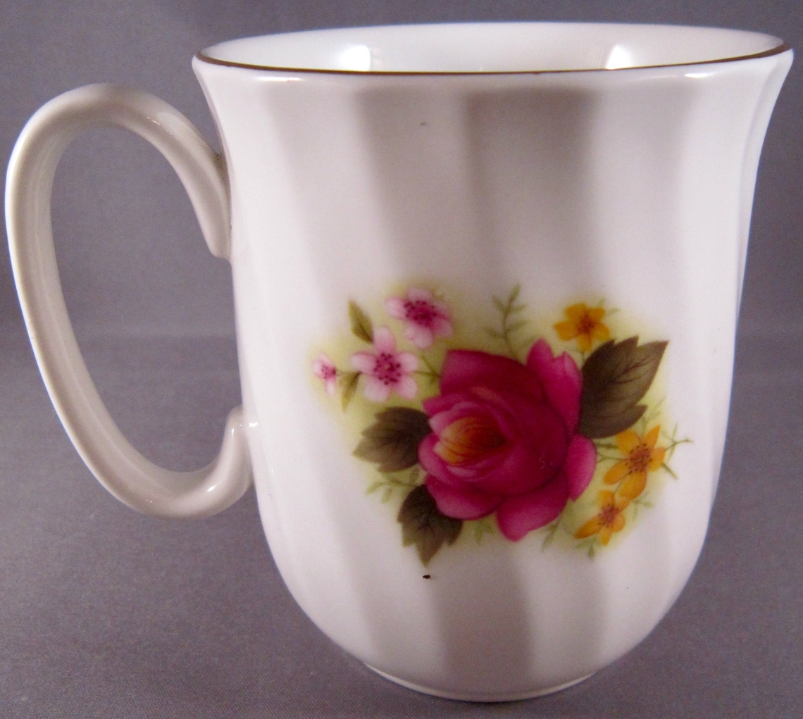 Duchess Bone China Coffee or Tea Mug No. 344 3.5 In. Pink Etsy