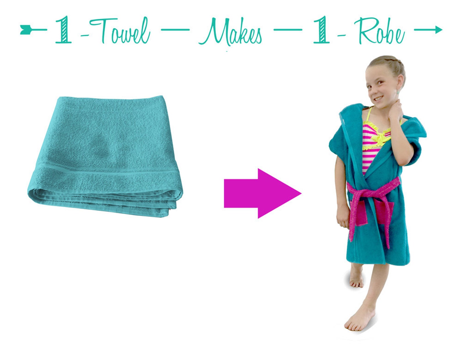 personalised towel robe