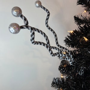 Halloween mesh tubing pick, Halloween tree decoration, wreath making supplies, floral pick