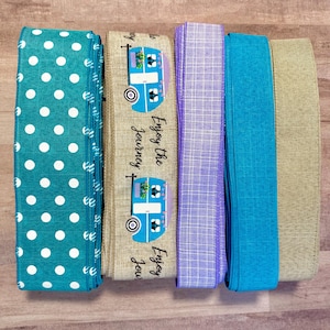 RV ribbon bundle, summer wired ribbon, 50 yard assorted ribbon, wreath supplies, crafting ribbon