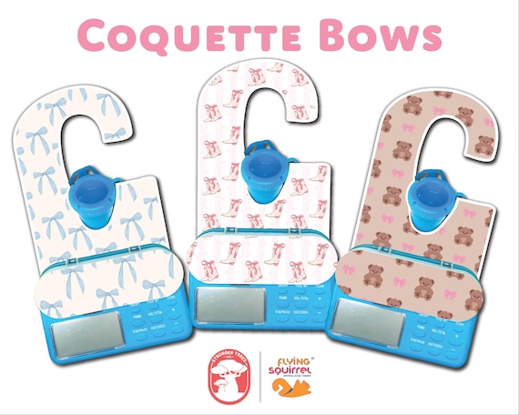 The Flying Squirrel™ G Tube Feeding Pump Holder: Coquette Bows