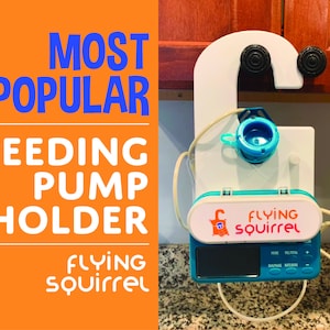 The Flying Squirrel™ Feeding Pump Holder | 500ml & 1200ml Bags | G Tube Feeding Pump Holder | EnteraLite Infinity | Free USPS Shipping to US