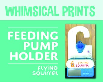 Tubie Hang™ Orange G-tube Feeding Pump Hanger for Infinity 