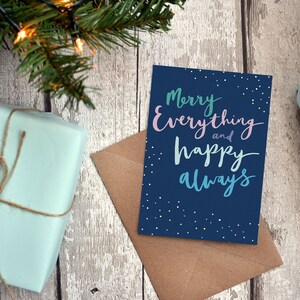 Merry Everything & Happy Always Christmas Card Pack image 3