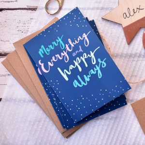 Merry Everything & Happy Always Christmas Card Pack image 5