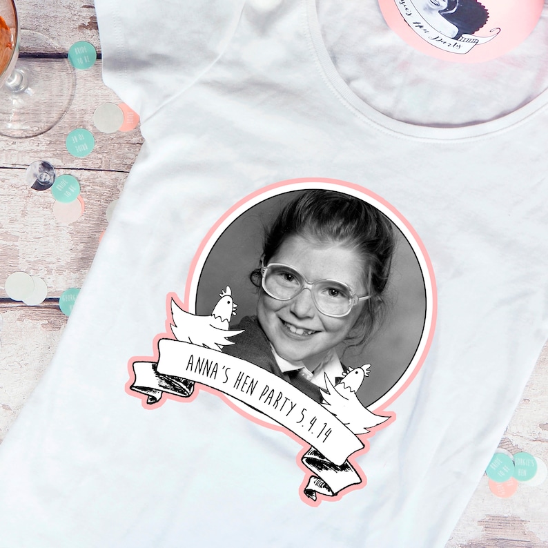 Iron on Hen Party Tshirt Transfers. Personalised Hen Party Etsy UK