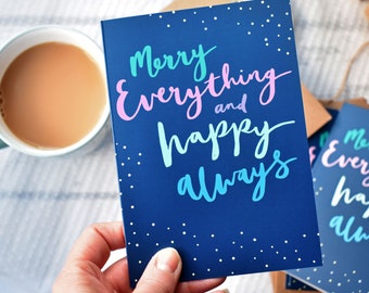 Merry Everything & Happy Always Christmas Card Pack
