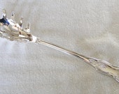 Sheffield England Silverplated Kings pattern Pasta Server - Vintage 1970s-80s - Shell Motif