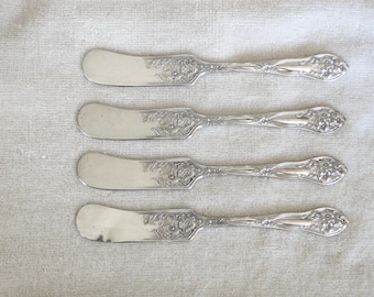 Reed and Barton George and Martha Pattern Sterling Silver Salad Serving Set of Utensils-Vintage 1941-Excellent Condition!