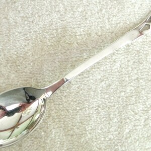 Arts & Crafts Silver Plated Pierced Childs Feeding Spoon (Baby Spoon) -Franklin Silver Plate Co-Vintage 1912-1922