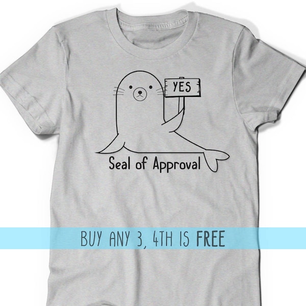 Funny Shirt Seal Shirt T Shirt Tee Cute Men Women Ladies Funny  Birthday Gift Present Pun Punny Joke marine biology Girlfriend Friend Cute