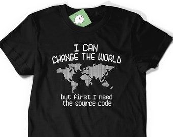 Funny Programmer T-Shirt: Source Code, Computer Geek, Coder Tee