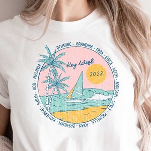 Custom Vacation Shirts Matching Family Beach T-shirt Men Kids Women Tshirt Boy Girl Bulk Trip Tee Tank Top Vneck Summer Camp Group Baby Trip