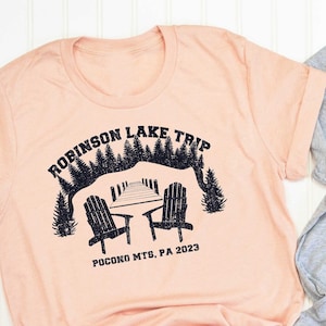 Camping Lake Trip Shirts, Custom Family Vacation T-shirts, Adults Women Men Ladies Kids Baby, Tshirt, Matching Vacay Road  Group Cousin Camp