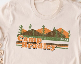 Camping  Shirts, Custom Family Camp T-shirts, Adults Women Men Ladies Kids Baby, Tshirt, Matching Vacation Road Trip Lake Group Cousin Camp