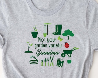 Gardening Grandma T-shirt: Plant Lover Gift