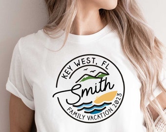 Vacation Shirts Matching Family Beach T-shirt Lake Men Kids Women Tshirt Boy Girl Toddler Kid Tee Tank Top V-neck Custom Travel Group Road