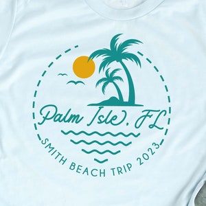 Custom Vacation Shirts Beach Matching Family T-shirt Men Kids Women Tshirt Boy Girl Toddler Trip Tee Tank Tops Summer Spring Break Senior