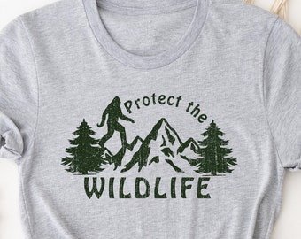 Sasquatch Shirt Bigfoot T-Shirt Tee Camping Men Women Baby Kids Him Her Tshirt Hiking Outdoors Gift