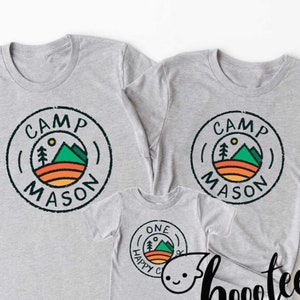 Camping Birthday Shirts for Family Friends T-Shirt Camp T Shirt Tee Ladies Matching Men Kids Women Boys Girls Baby Lake Birthday 2nd 3rd