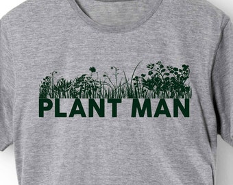 Koszulka Plant Man: Zabawny ogrodnik, koszulka z prezentem ogrodniczym