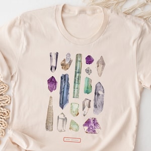Rocks Minerals T-shirt, Gemstones Crystals Shirt, Women Men Ladies Kids Baby, Tshirt, Gift for Him Her, Mothers Day, Crystal Gems