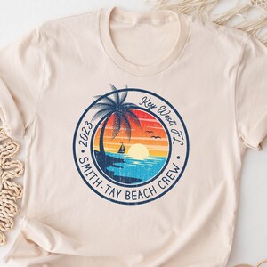Beach Trip Shirts, Family Vacation Personalized T-shirts, Road Trip Tees, Adults Kids Baby Tshirts Tank Top, Cruise Vacay Tropical Custom