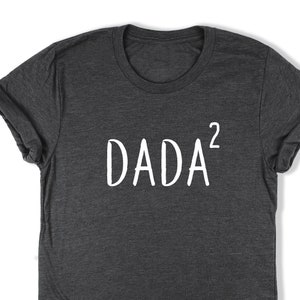 Koszulka Dada, spersonalizowana koszulka z numerem Daddy Daddy, damska, męska, damska, dziecięca, koszulka, ogłoszenie o ciąży, baby shower, Dad2 Dad3