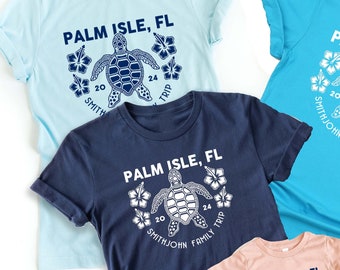 パーソナライズされたビーチバケーションTシャツ：家族旅行のお揃いTシャツ