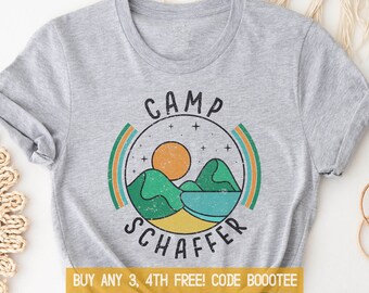 Camping Shirts für Familie Freunde T-Shirt Camp T-Shirt T-Shirt Damen Passende Männer Kinder Frauen Jungen Mädchen Baby Happy Road Trip Cousin Crew Custom
