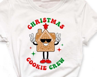 Christmas Baking Shirt Shirts. Matching Family T-shirts. Adults Women Men Ladies Kids Baby Tshirt Cousin Grandma Squad Crew Group Cookie